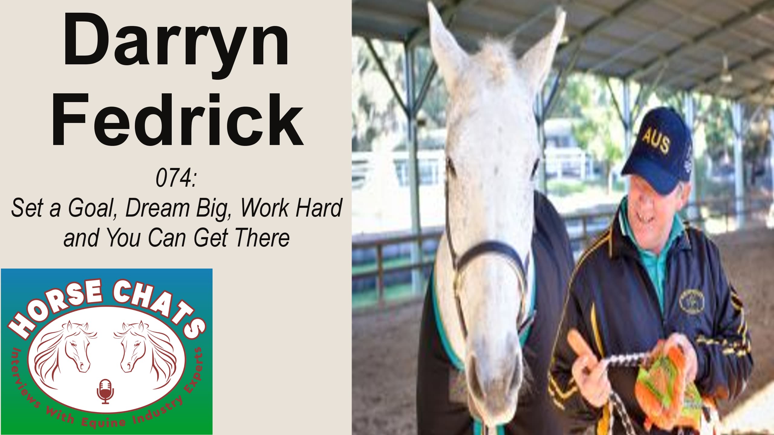 0074: Darryn Fredrick - Set a Goal, Dream Big, Work Hard and You Can Get There cover art