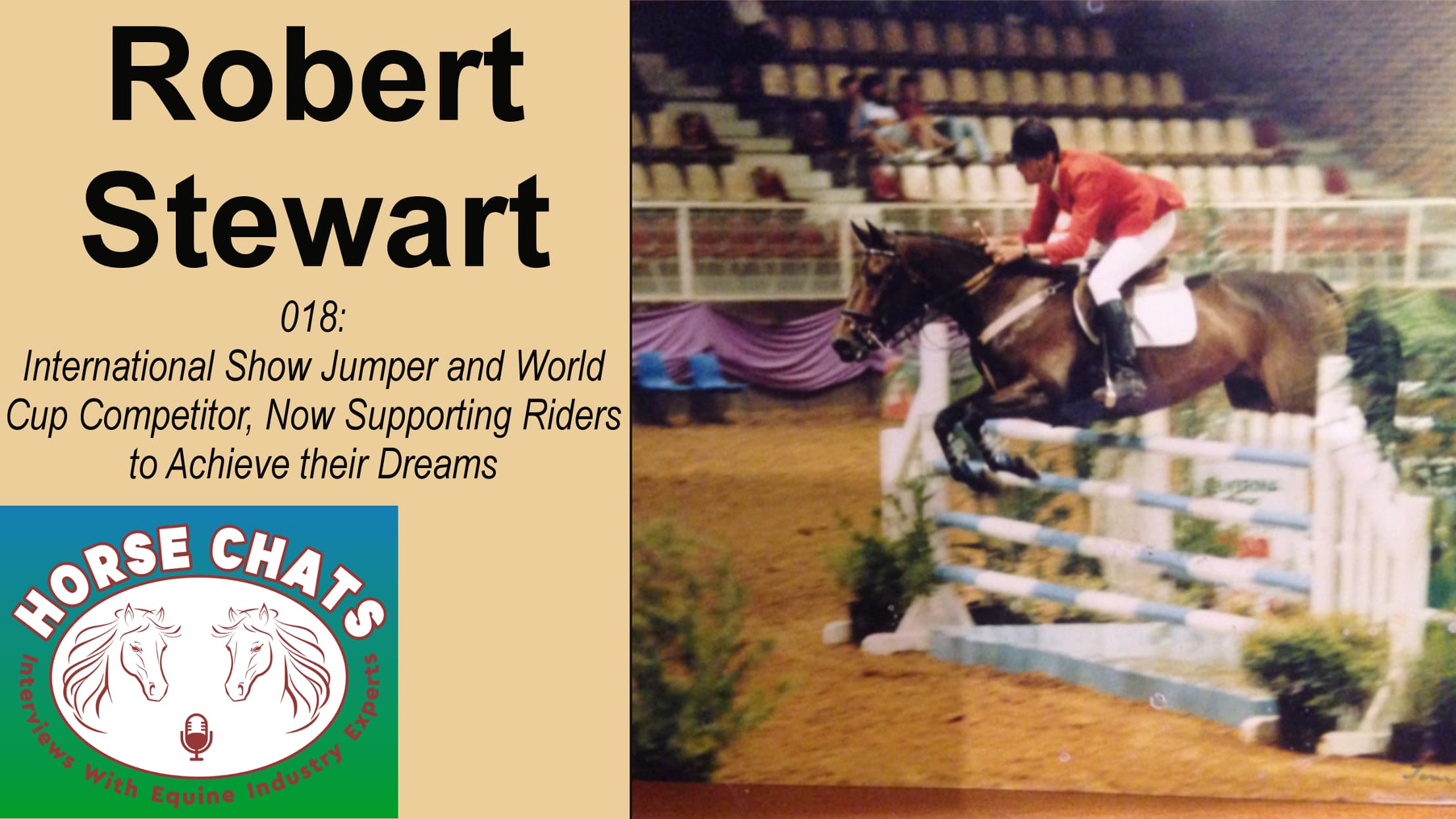 0018: Robert Stewart - International Show Jumper and World Cup Competitor, Now Supporting Riders to Achieve their Dreams cover art