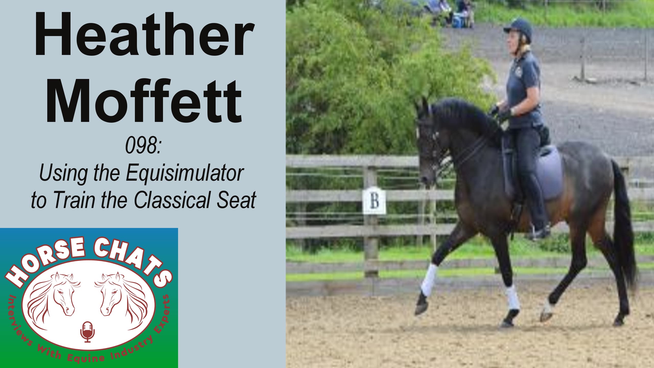 0098: Heather Moffett - Using the Equisimulator to Train the Classical Seat cover art
