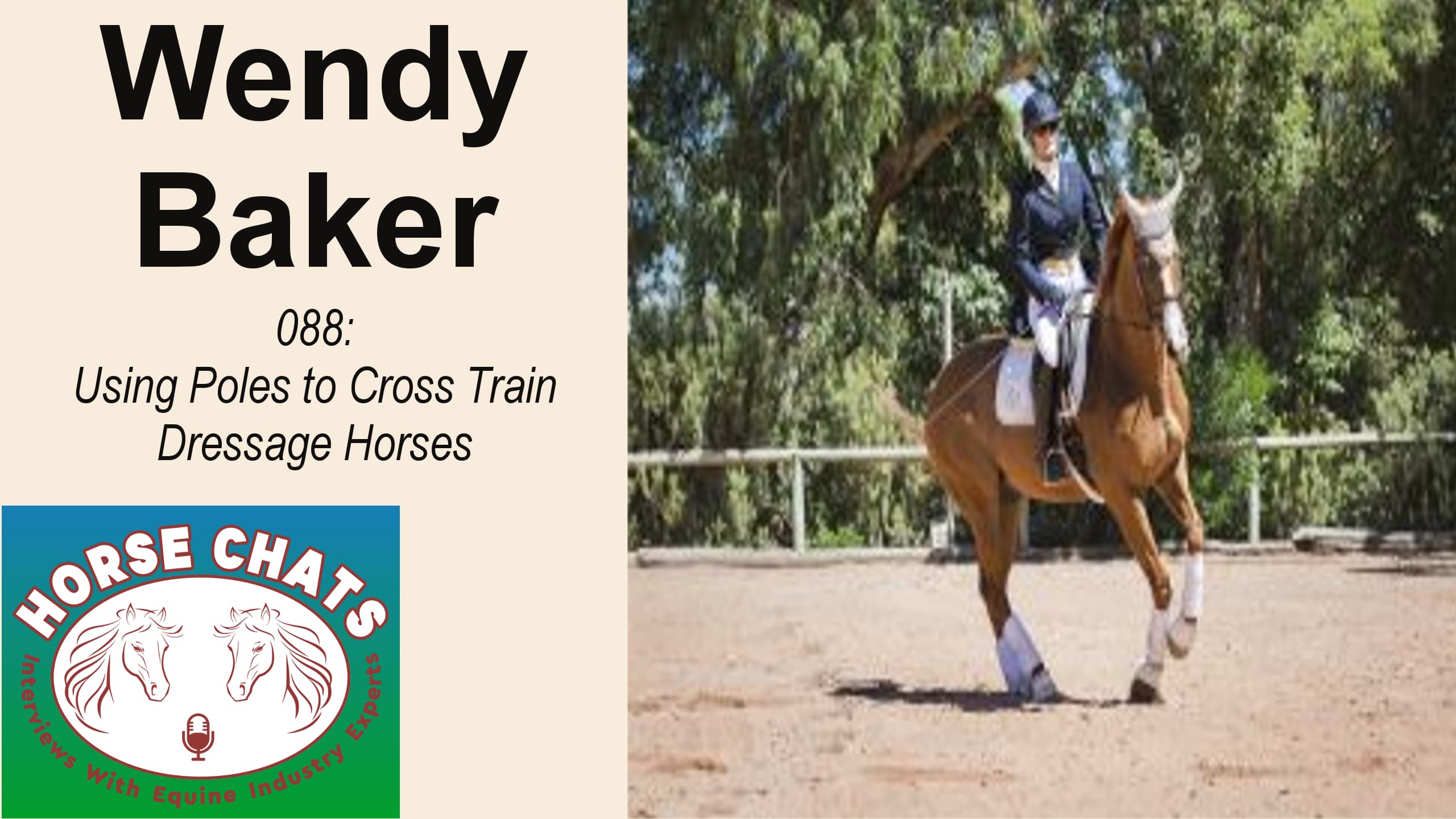 0088: Wendy Barker - Using Poles to Cross Train Dressage Horses cover art