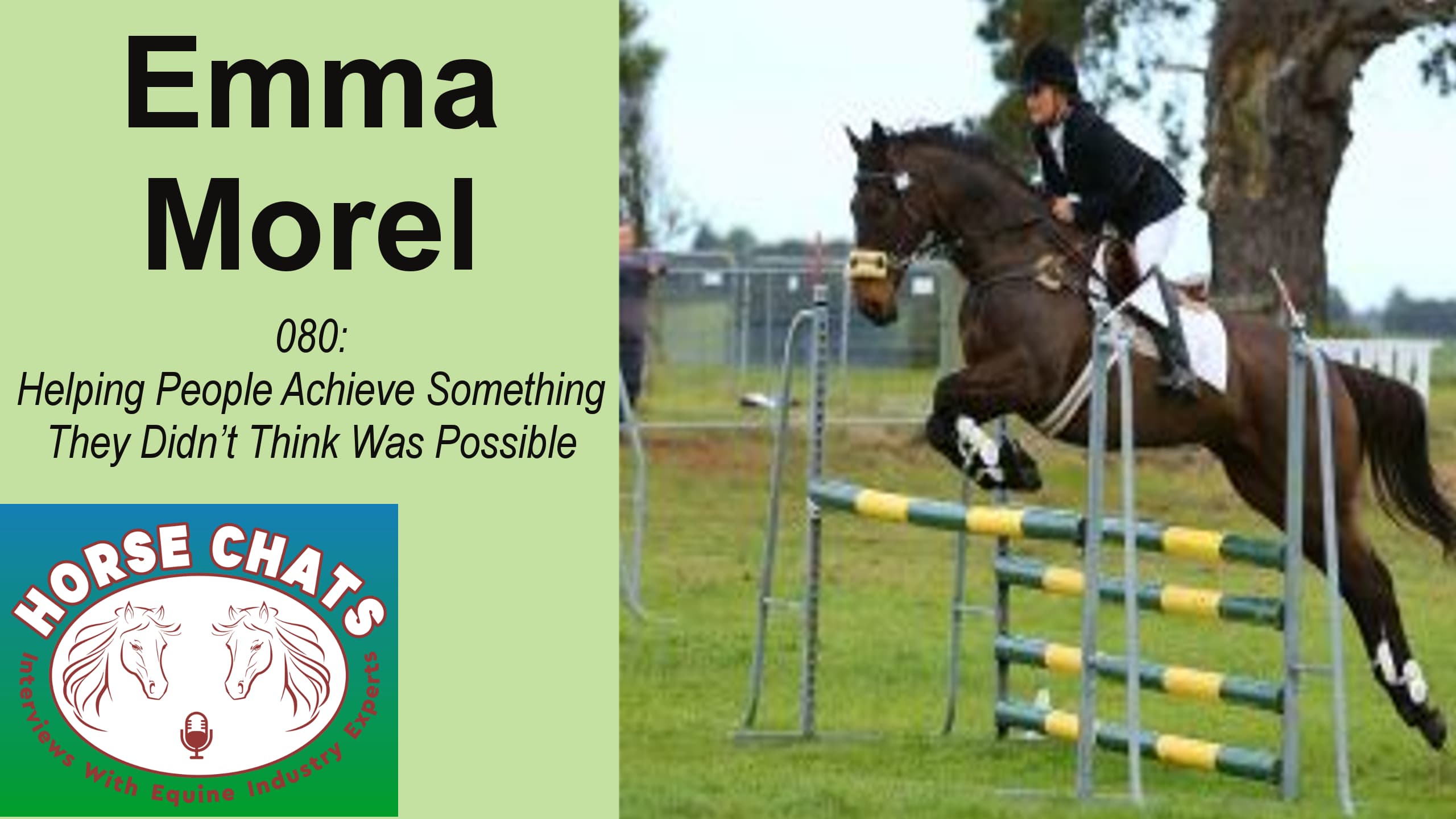 0080: Emma Morel - Helping People Achieve Something They Didn't Think Was Possible cover art