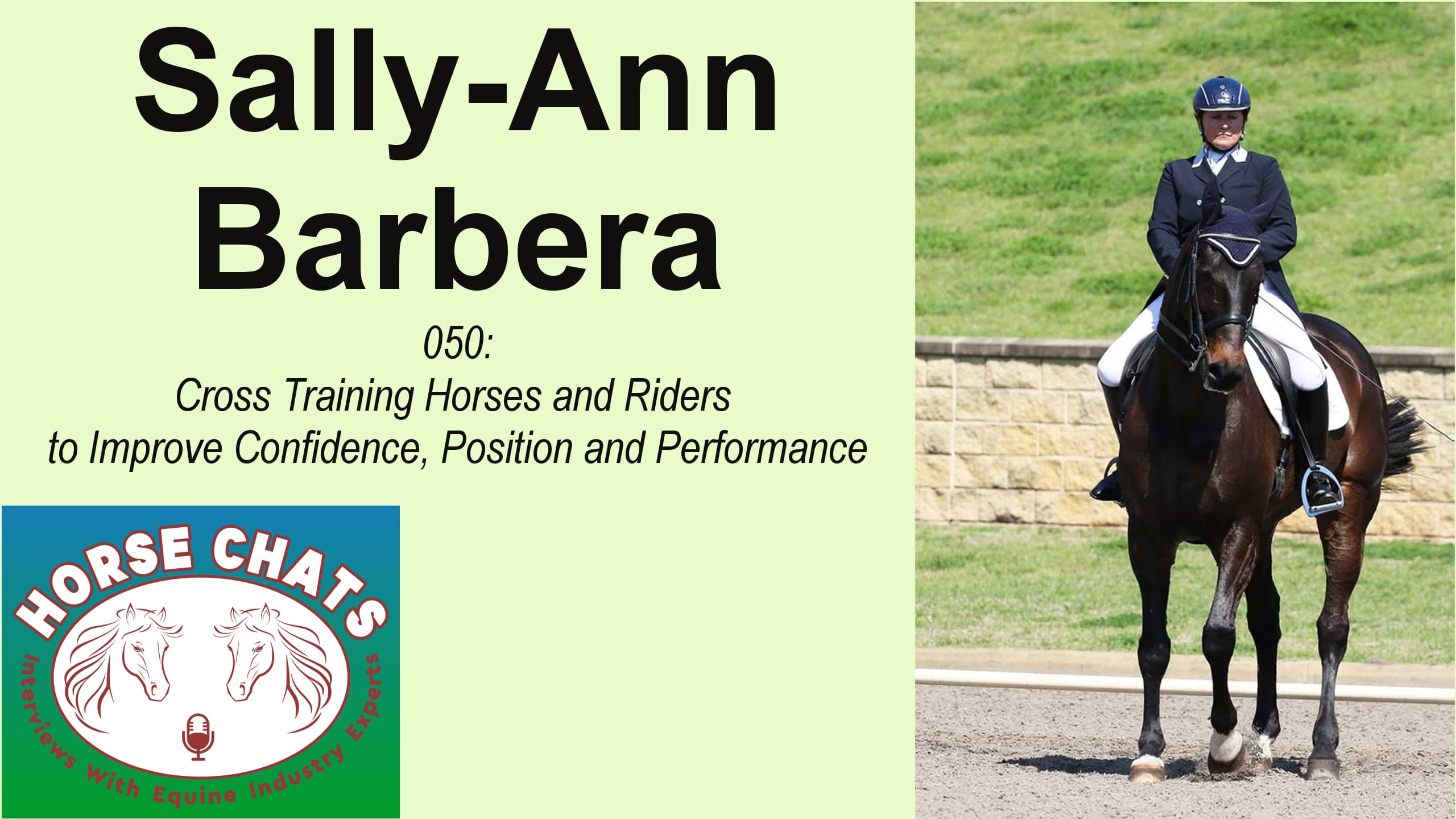 0050: Sally-Ann Barbera - Cross Training Horses and Riders to Improve Confidence, Position and Performance cover art