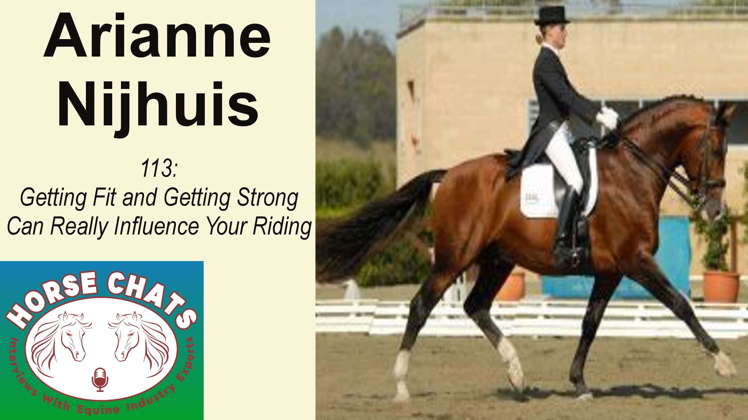 0113: Arianne Nijhuis - Getting Fit and Getting Strong Can Really Influence Your Riding cover art