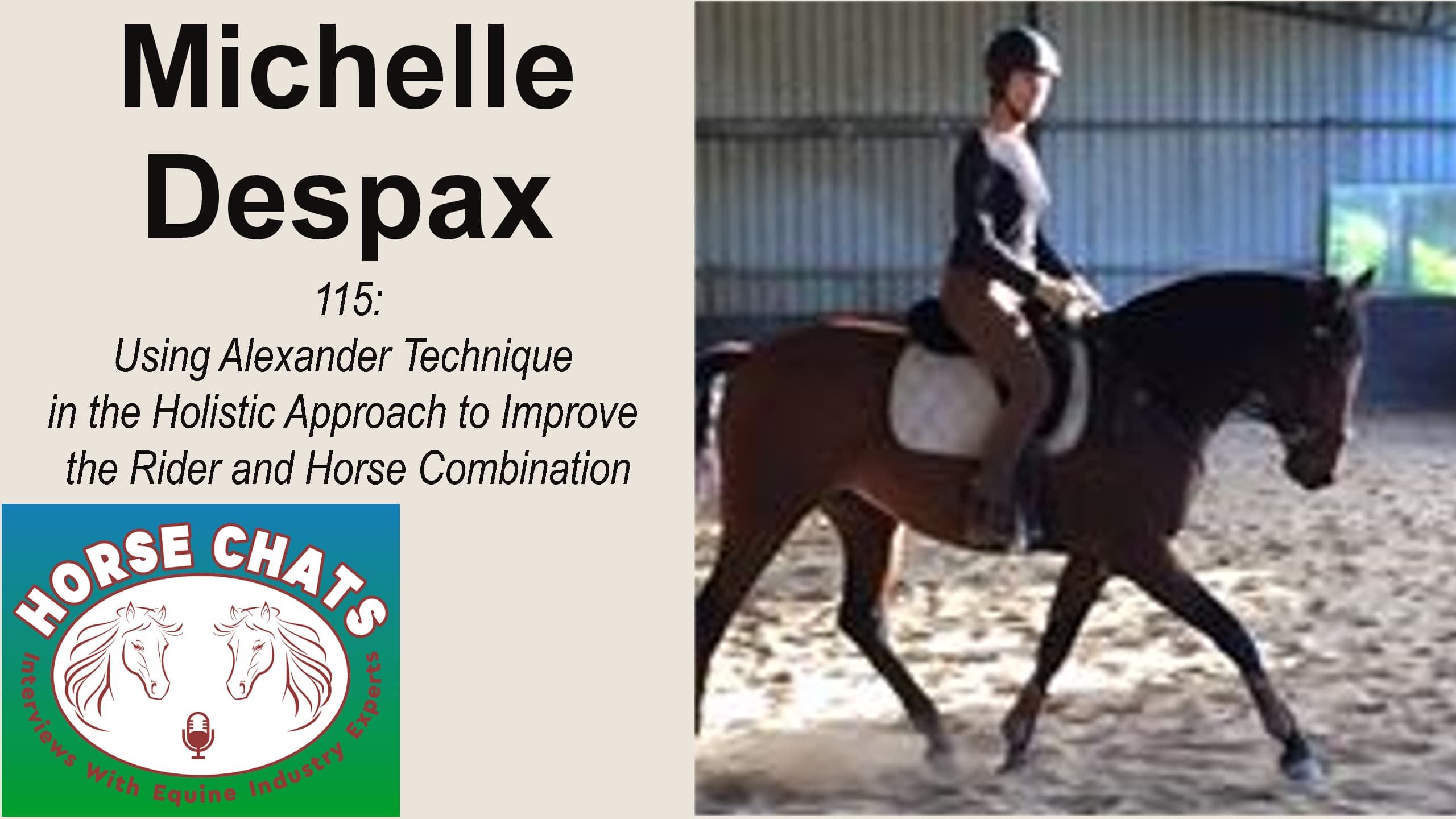 0115: Michelle Despax - Using Alexander Technique in the Holistic Approach to Improve the Rider and Horse Combination cover art