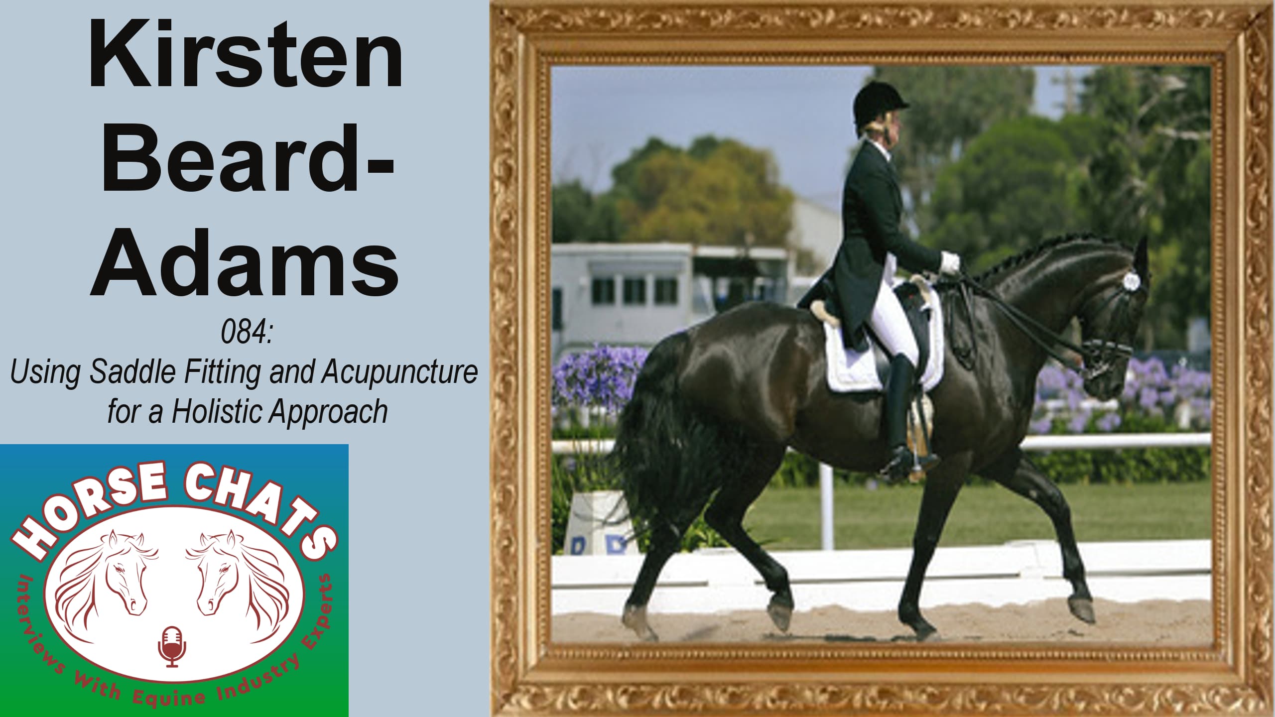 0084: Kirsten Beard-Adams - Using Saddle Fitting and Acupuncture for Holistic Approach cover art