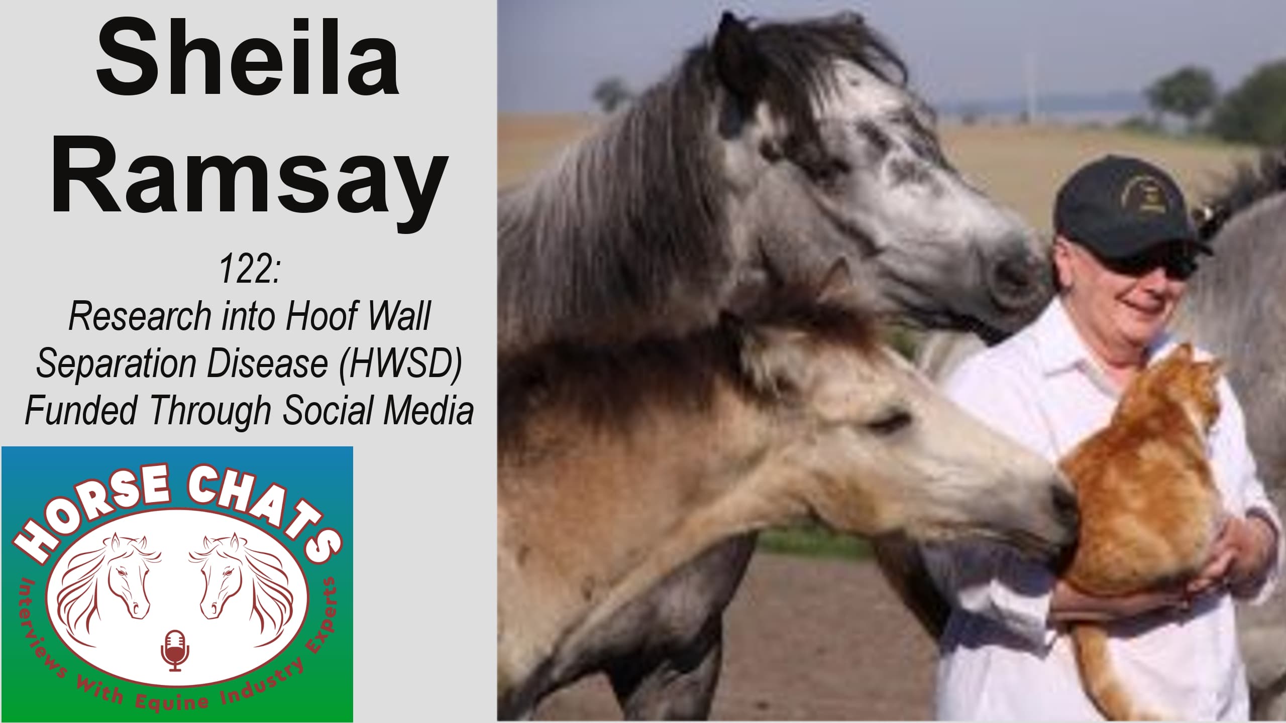 0122:  Sheila Ramsay - Research into Hoof Wall Separation Disease (HWSD) Funded Through Social Media cover art