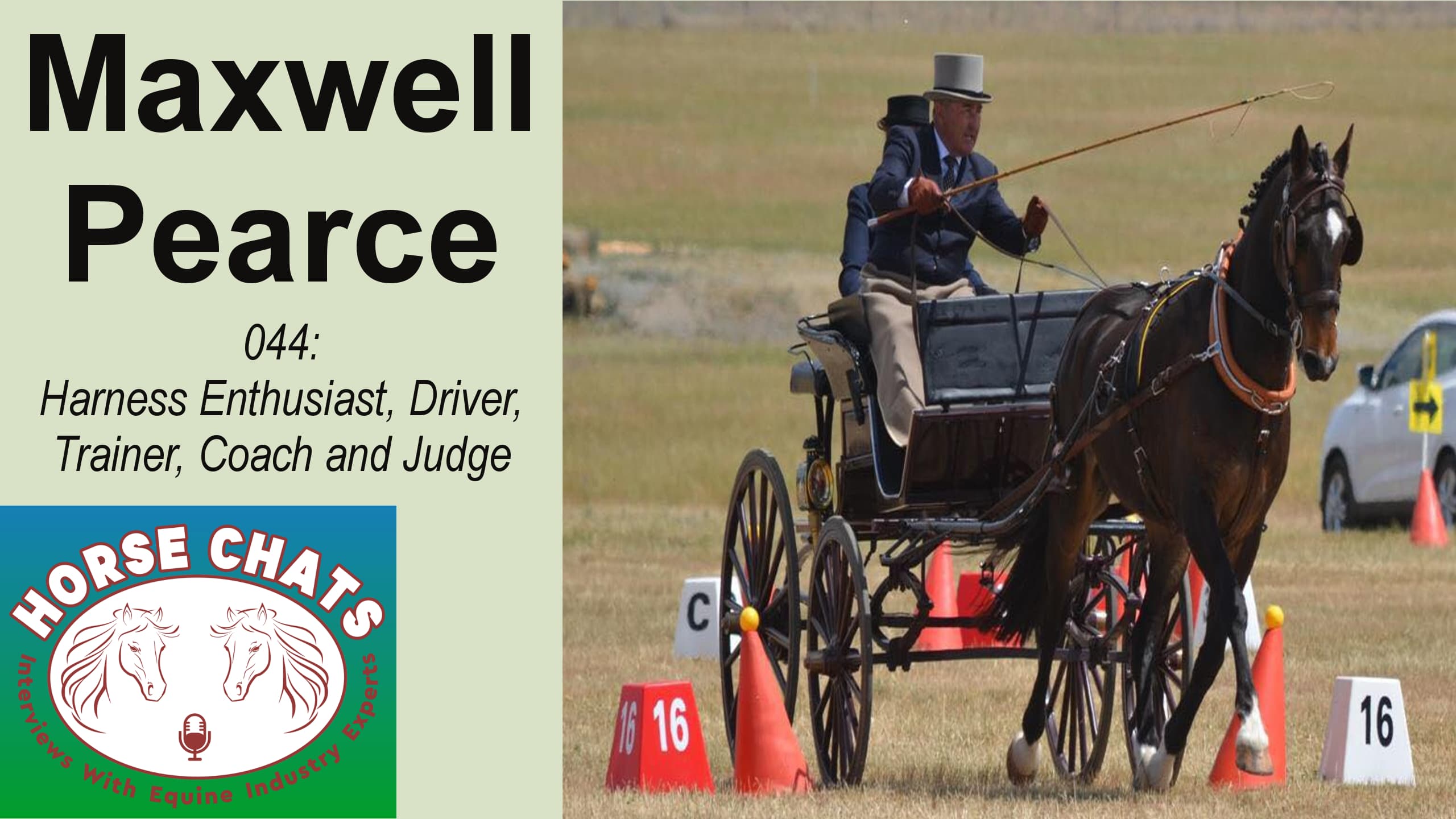 0044: Max Pearce - Harness Enthusiast, Driver, Trainer, Coach, Judge cover art